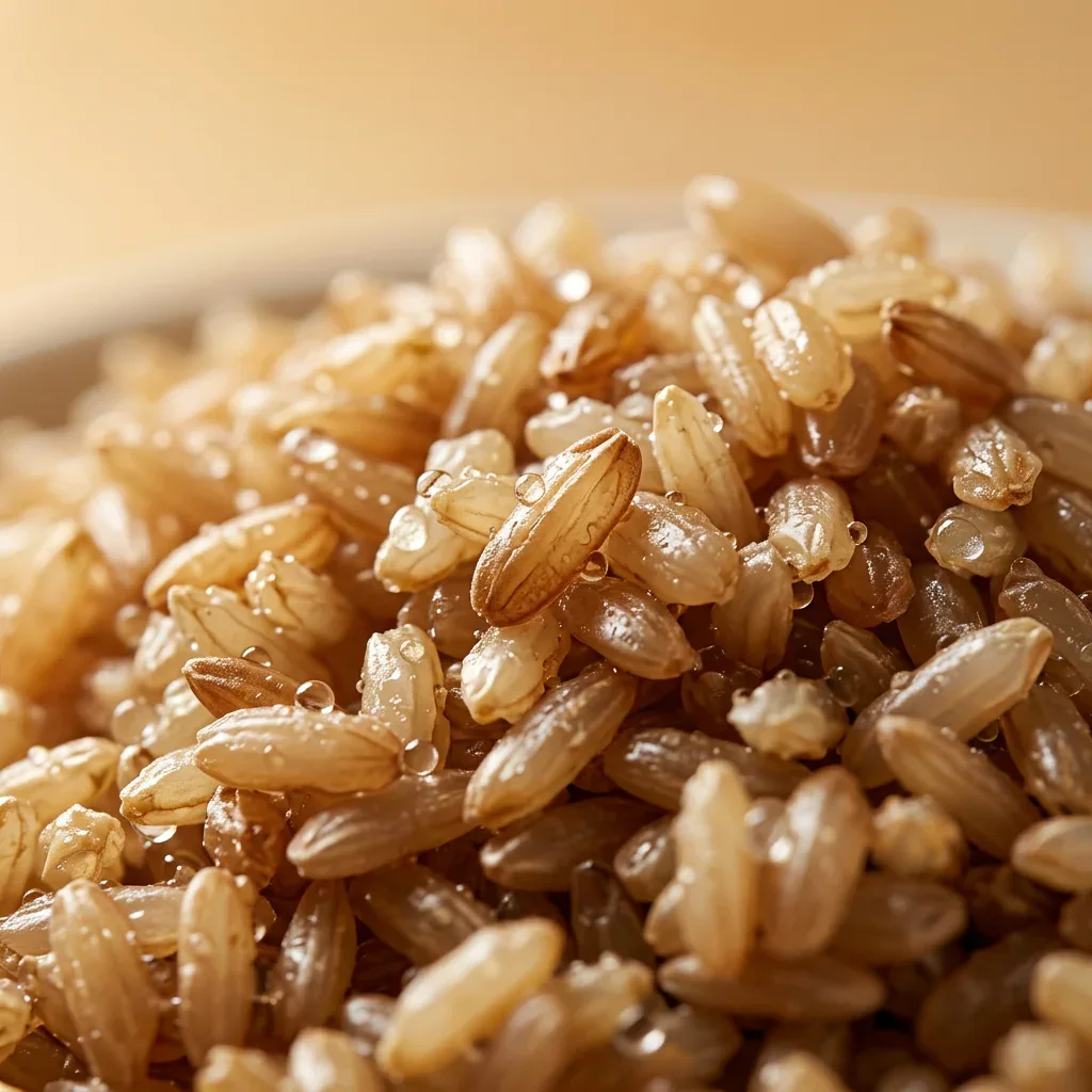 Brown Rice prepared for a baby, suitable from around 6 months