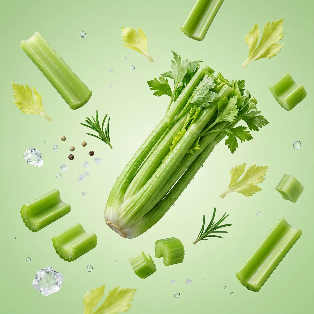 Celery prepared for a baby, suitable from around 6 months