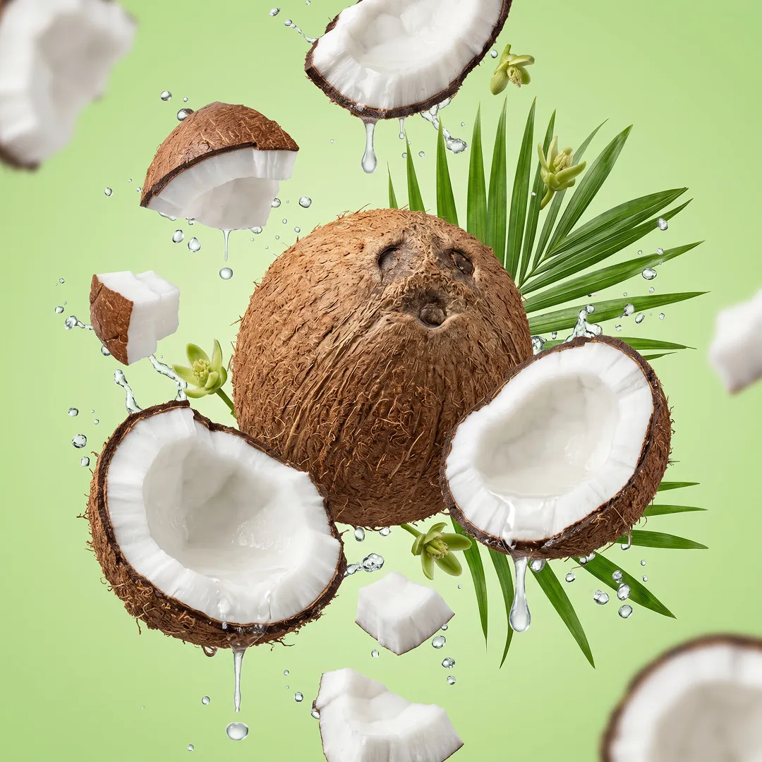 Coconut prepared for a baby, suitable from around 6 months