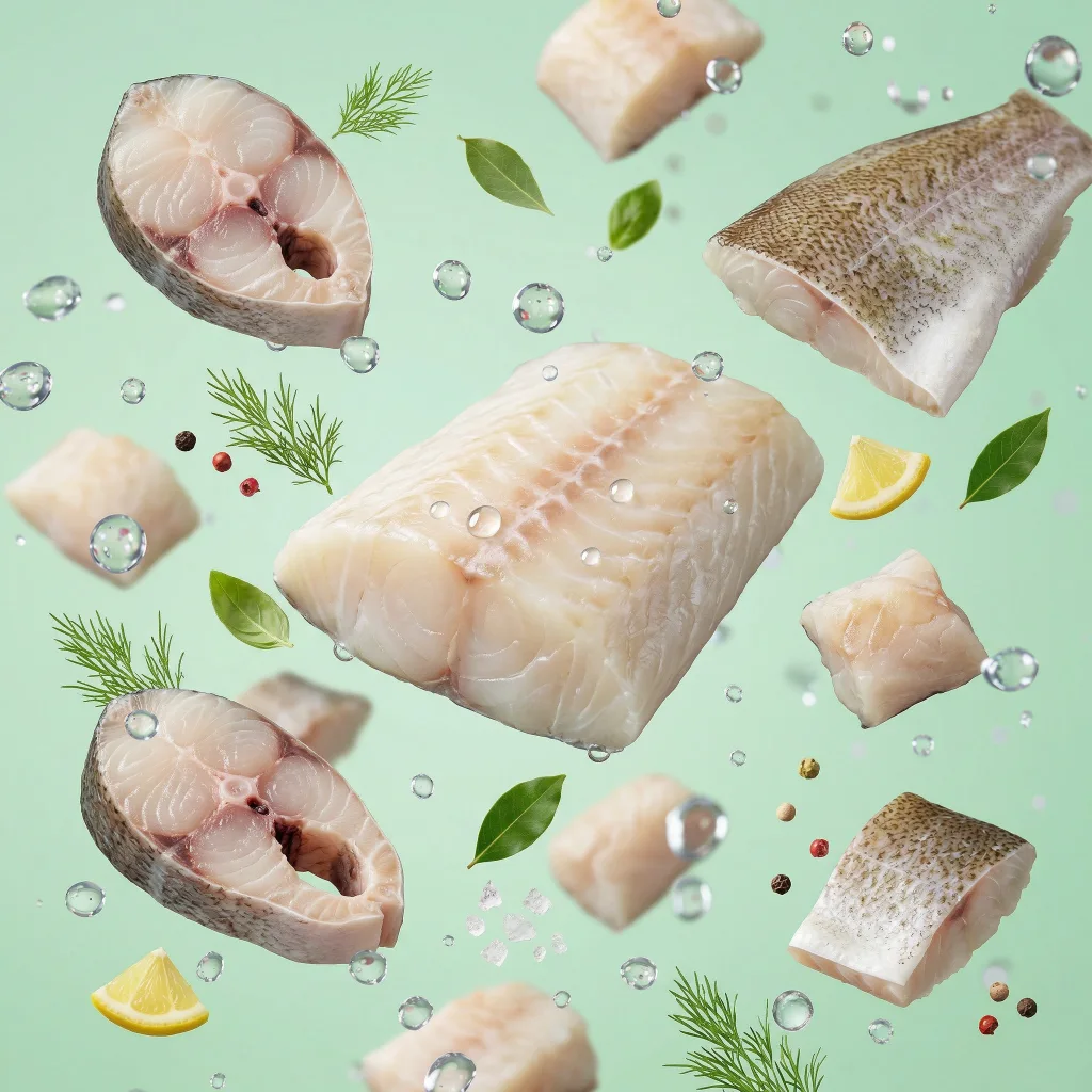 Cod prepared for a baby, suitable from around 6 months