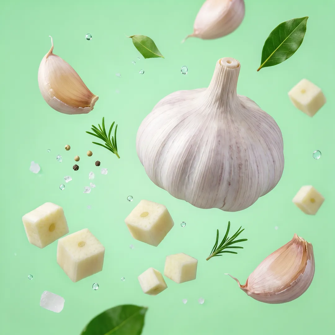 Garlic prepared for a baby, suitable from around 6 months