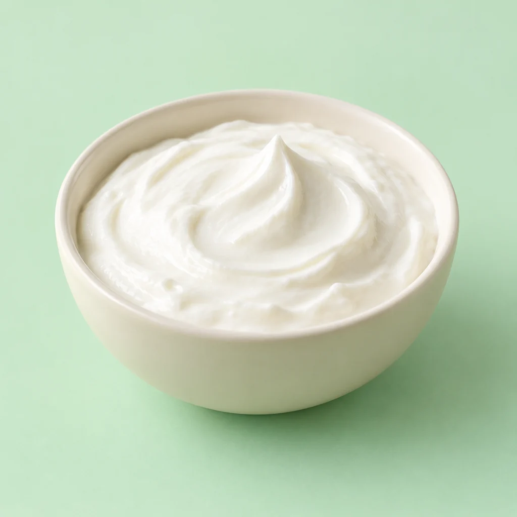 Greek Yogurt prepared for a baby, suitable from around 6 months