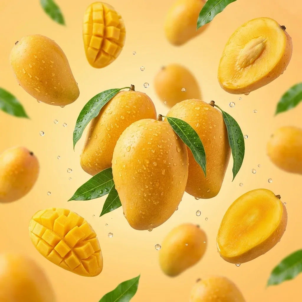 Mango prepared for a baby, suitable from around 6 months