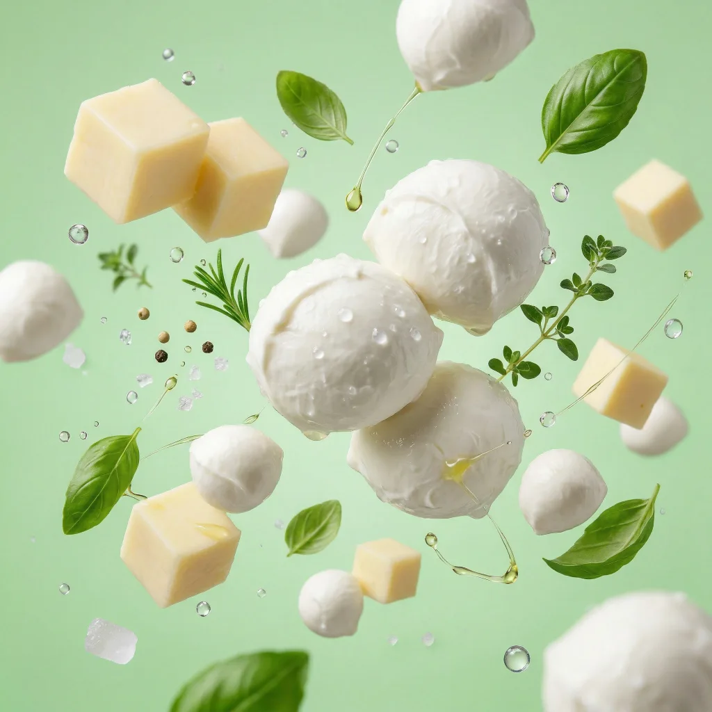 Mozzarella prepared for a baby, suitable from around 6 months