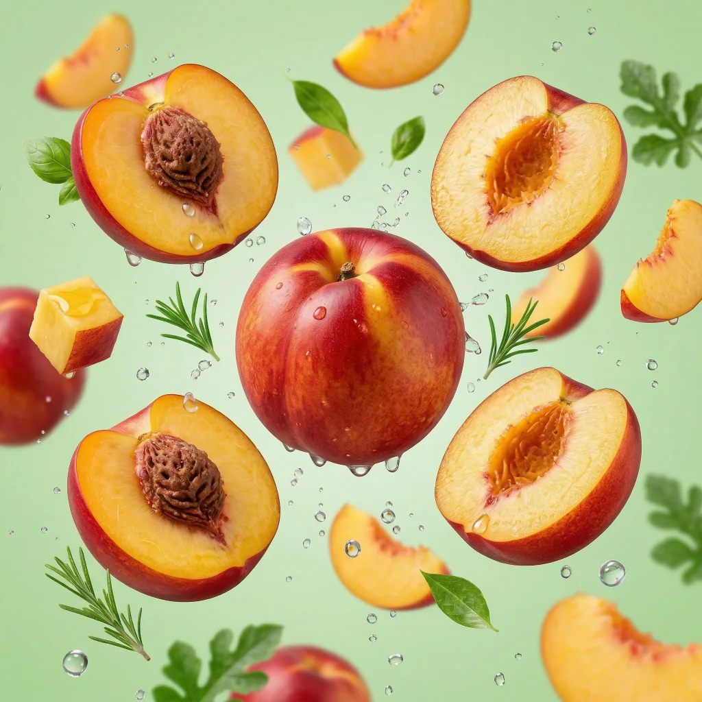 Nectarine prepared for a baby, suitable from around 6 months