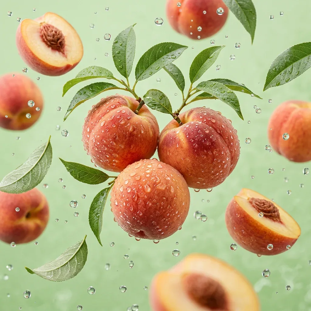 Peach prepared for a baby, suitable from around 6 months