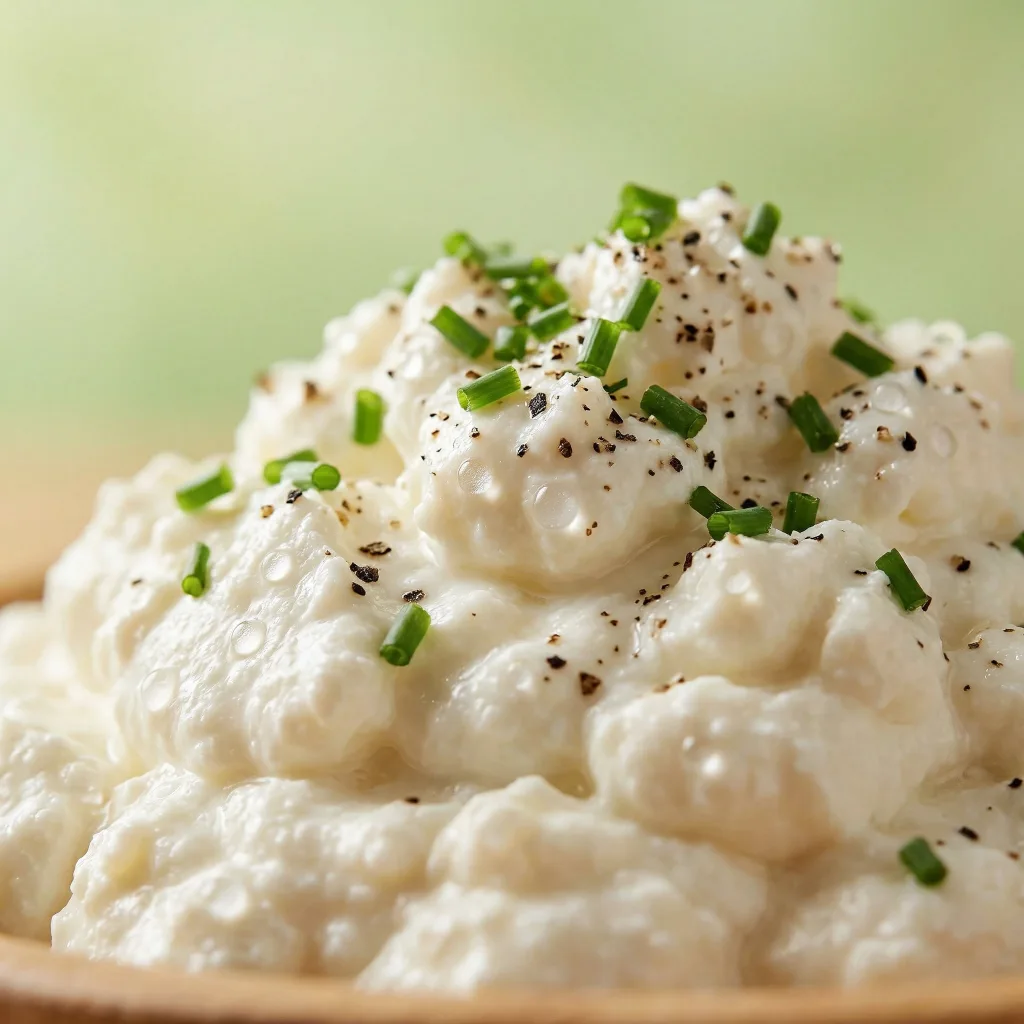 Ricotta prepared for a baby, suitable from around 6 months