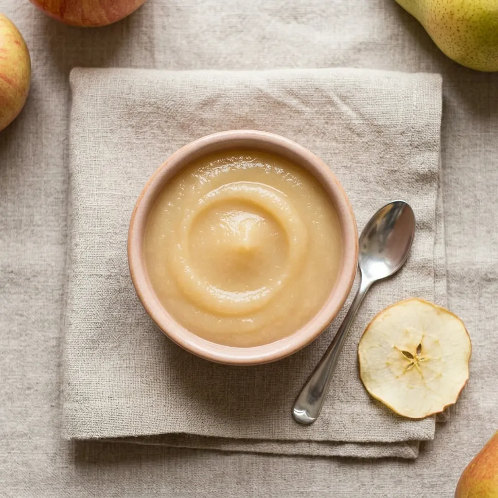 Apple & Pear Sauce, a snack for babies from around 6 months