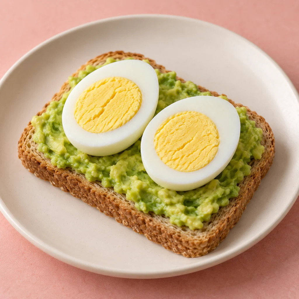 Avocado Egg Toast, a breakfast for babies from around 1 year