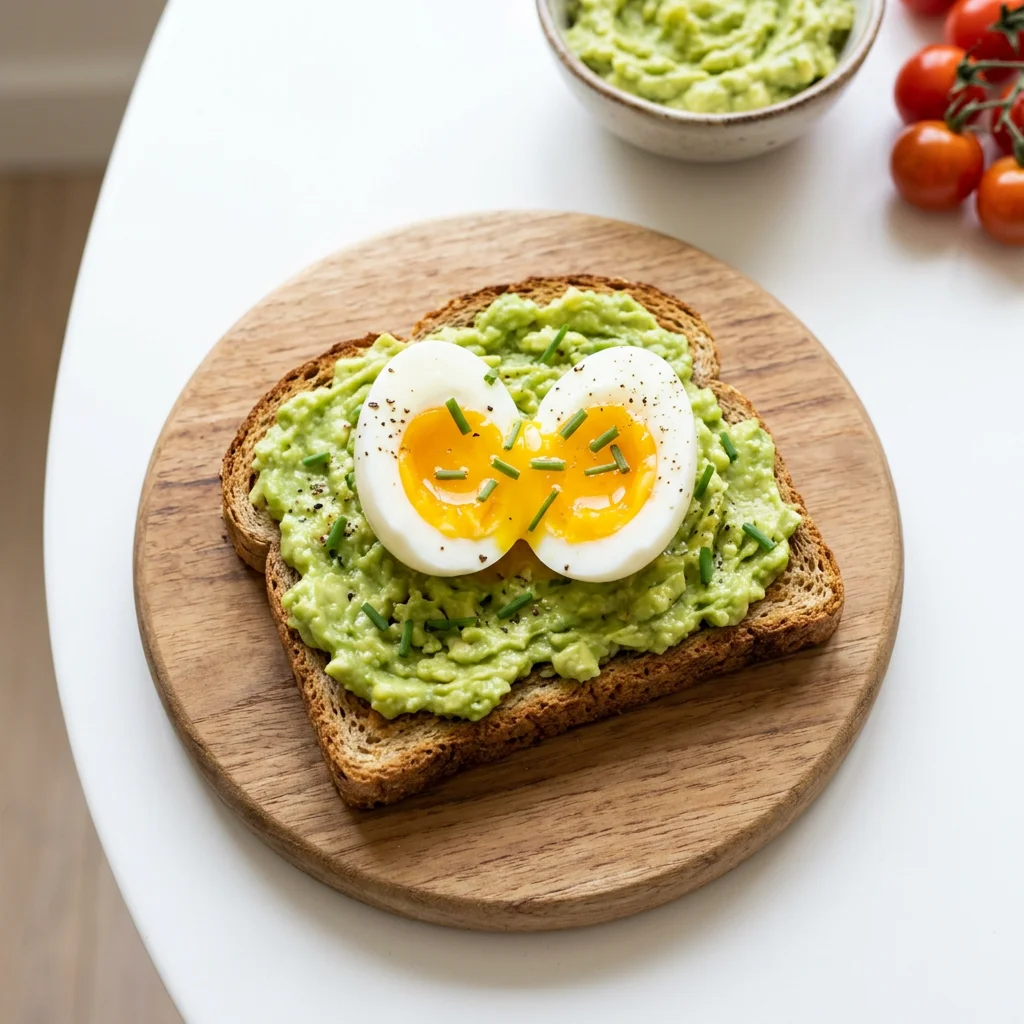 Avocado Egg Toast, a breakfast for babies from around 1 year