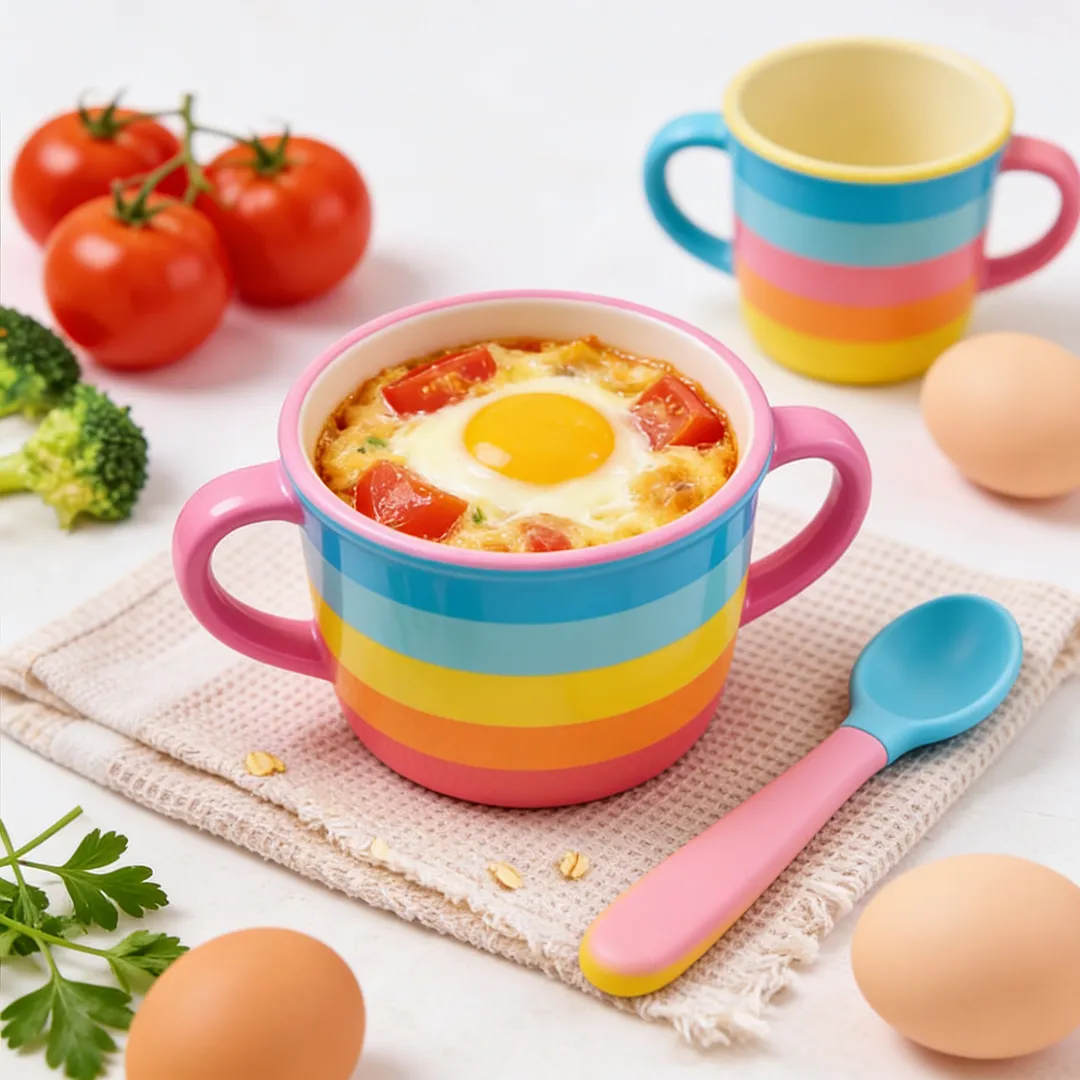 Baked Egg & Tomato Cup, a breakfast for babies from around 8 months