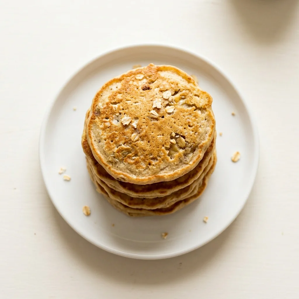 Banana Oat Pancakes, a breakfast for babies from around 1 year