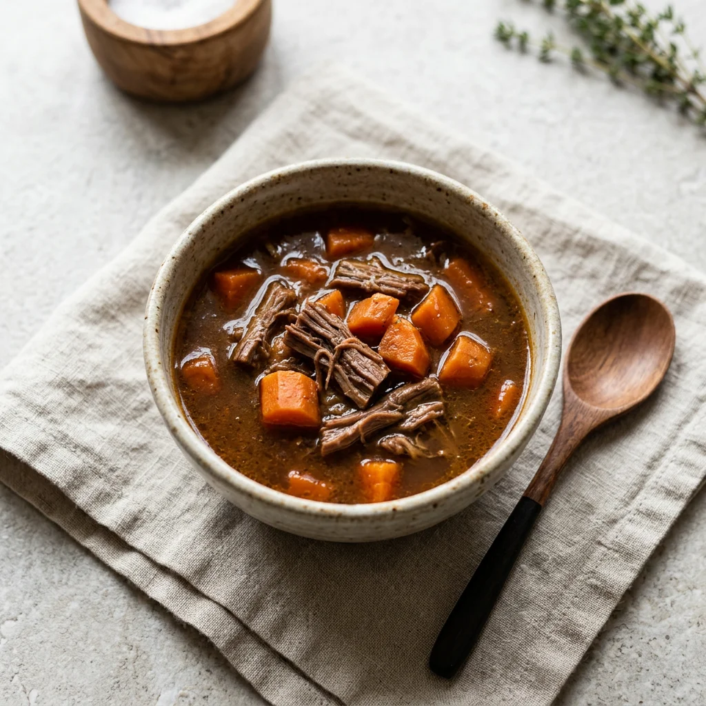 Beef & Vegetable Casserole, a lunch or dinner for babies from around 1 year