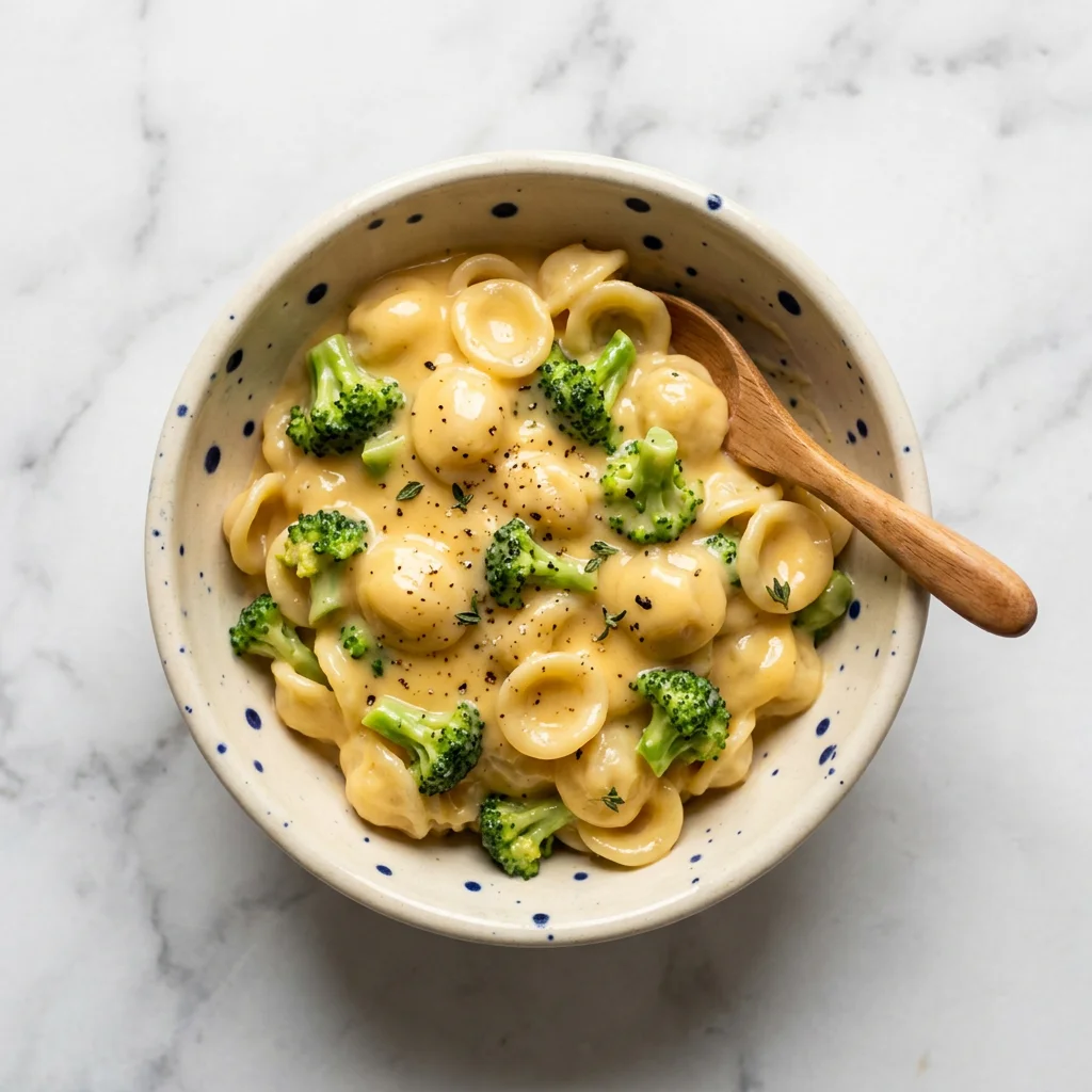 Broccoli Mac & Cheese, a lunch or dinner for babies from around 1 year