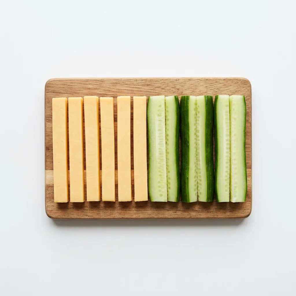 Cheese & Cucumber Sticks, a snack for babies from around 10 months
