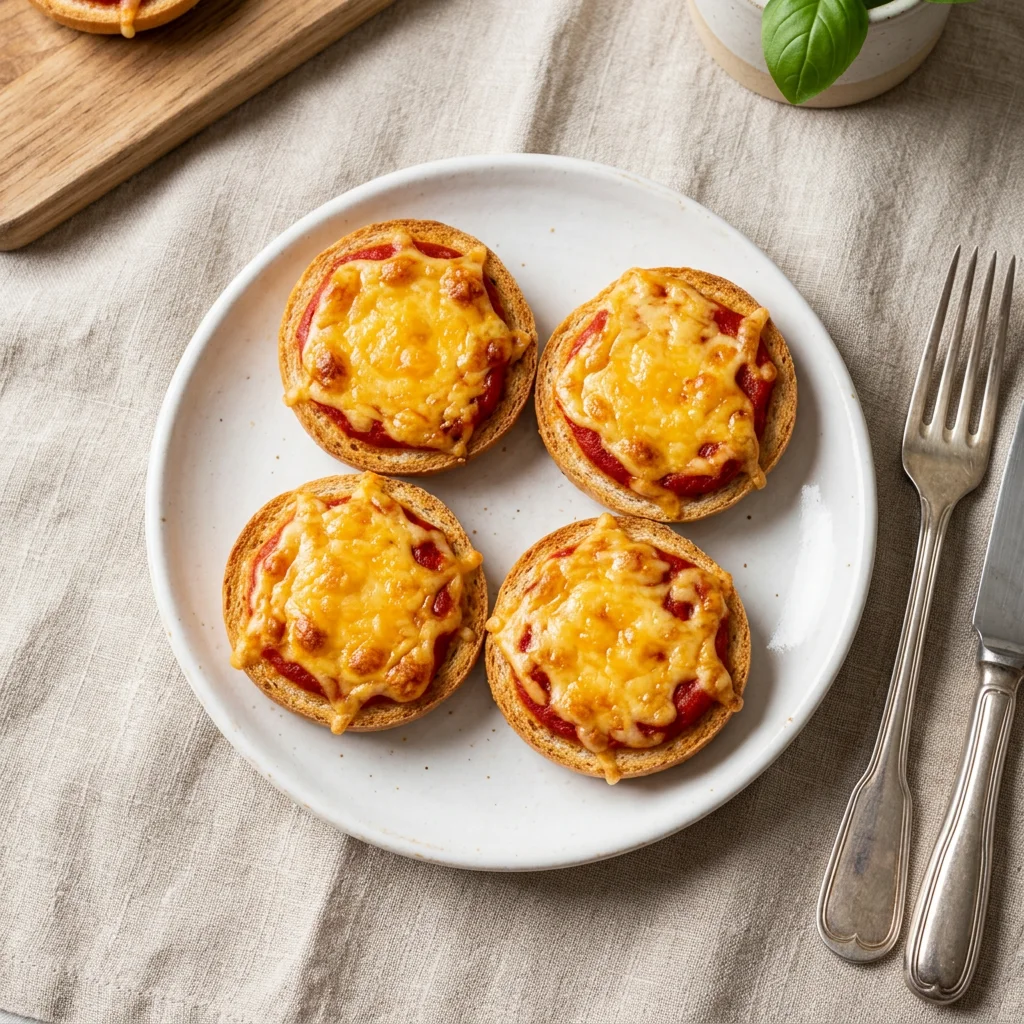 Cheese & Tomato Mini Toasts, a finger food for babies from around 10 months