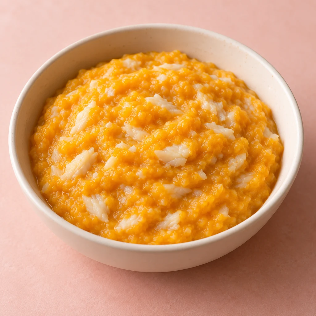 Cod & Butternut Squash, a lunch or dinner for babies from around 6 months
