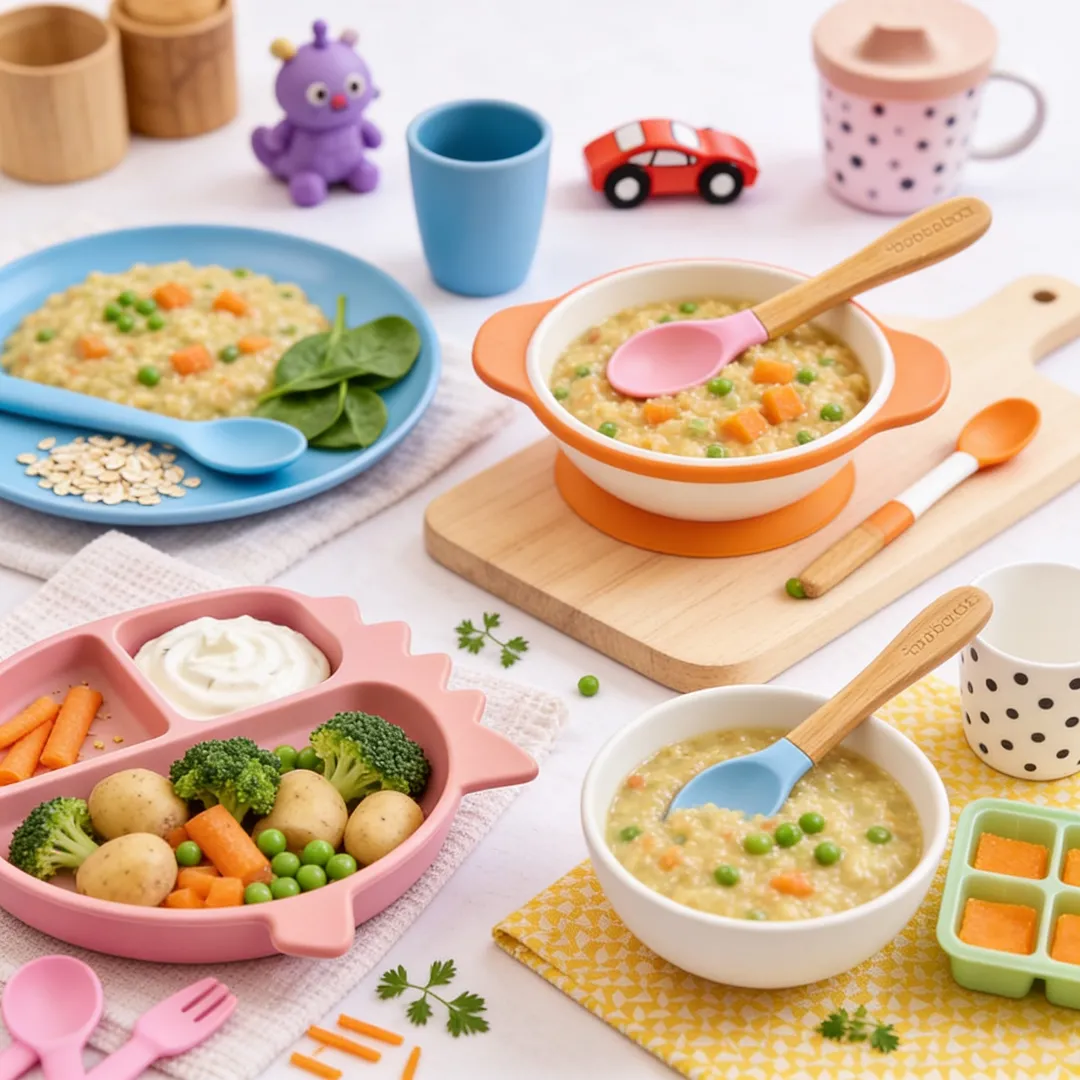Ginger Carrot Porridge, a breakfast for babies from around 6 months