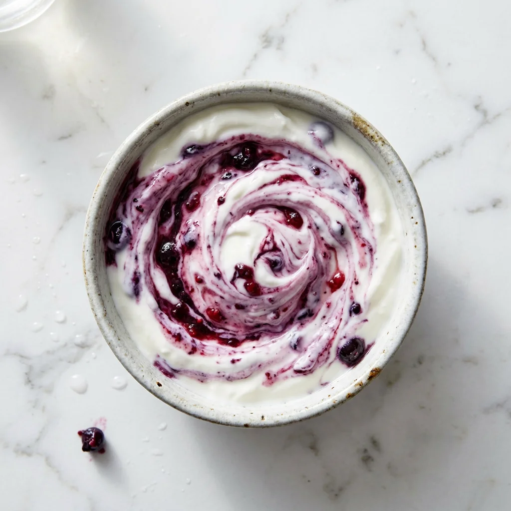 Greek Yogurt Parfait with Berries, a breakfast for babies from around 10 months