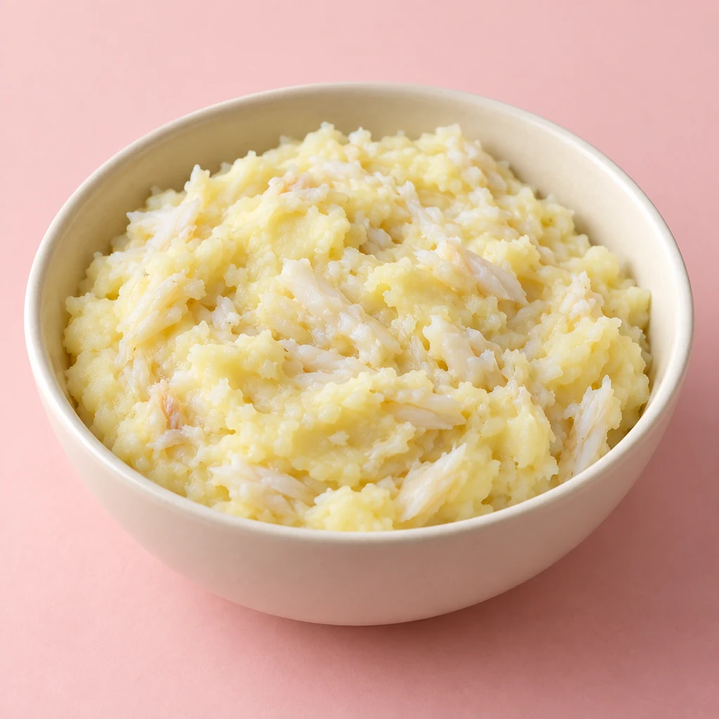 Haddock & Potato Mash, a lunch or dinner for babies from around 6 months