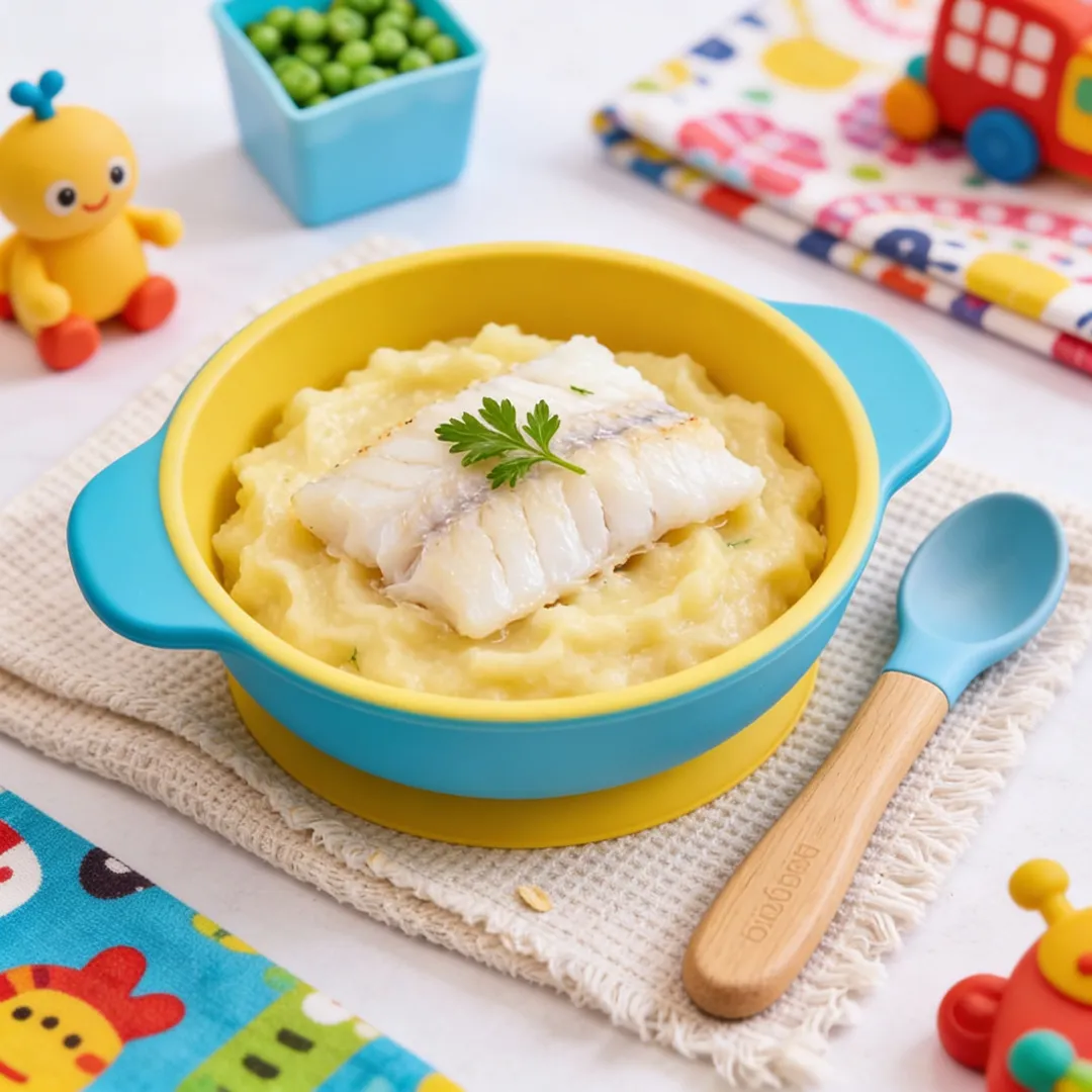 Haddock & Potato Mash, a lunch or dinner for babies from around 6 months