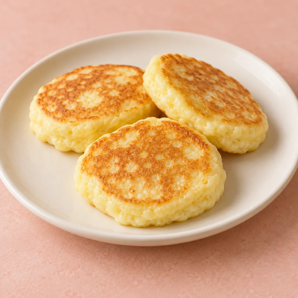 Lemon Ricotta Pancakes, a breakfast for babies from around 8 months