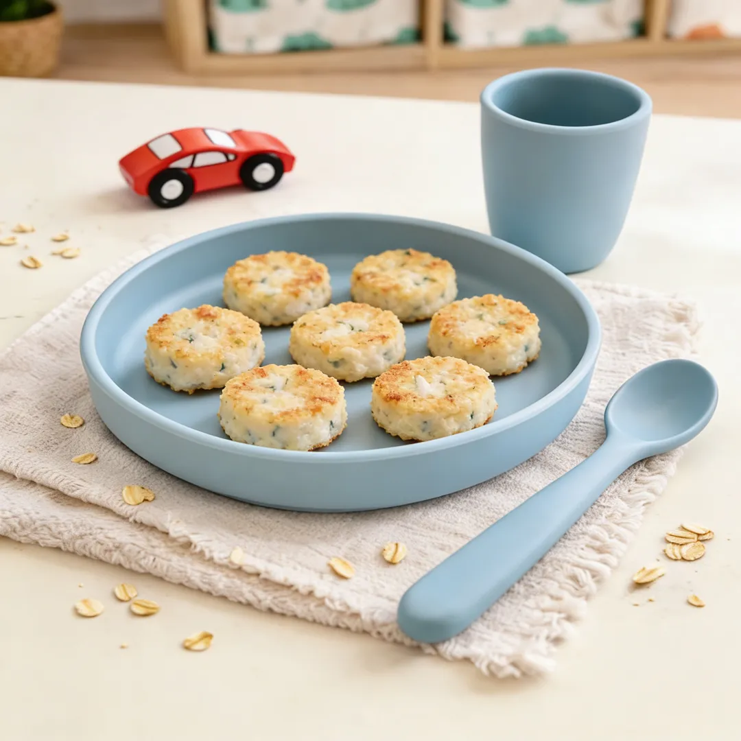 Mini Haddock Fishcakes, a finger food for babies from around 9 months