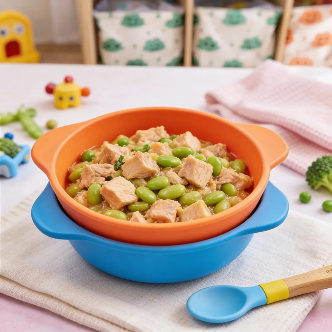 Turkey & Broad Bean Casserole, a lunch or dinner for babies from around 8 months