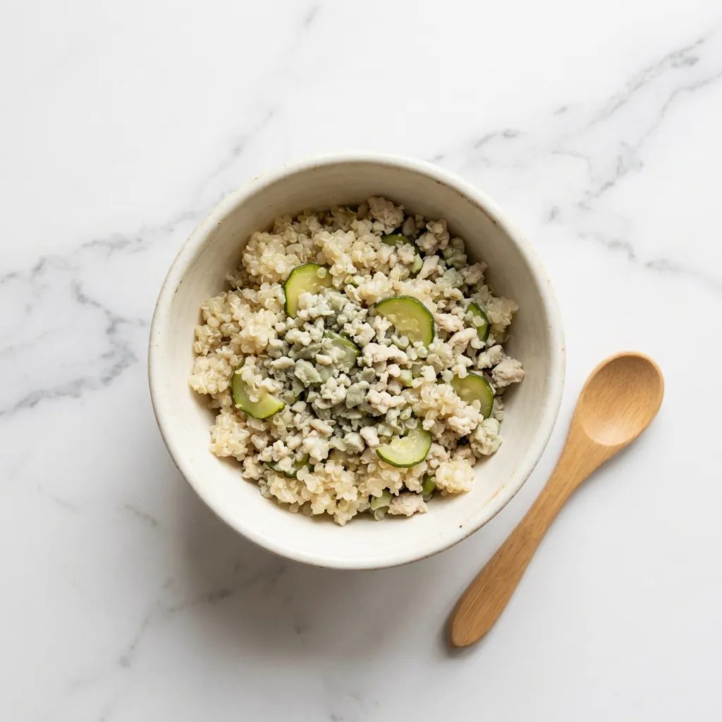 Turkey & Quinoa Bowl, a lunch or dinner for babies from around 6 months